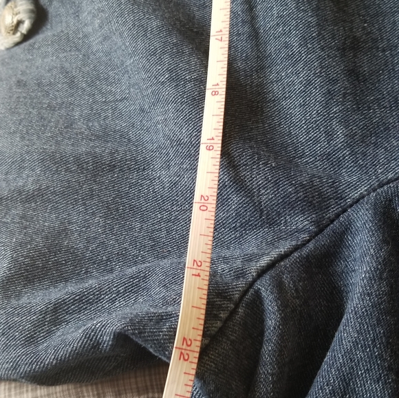 Sz 18/20 Ashley Stewart Military Jean Jacket - Picture 14 of 15